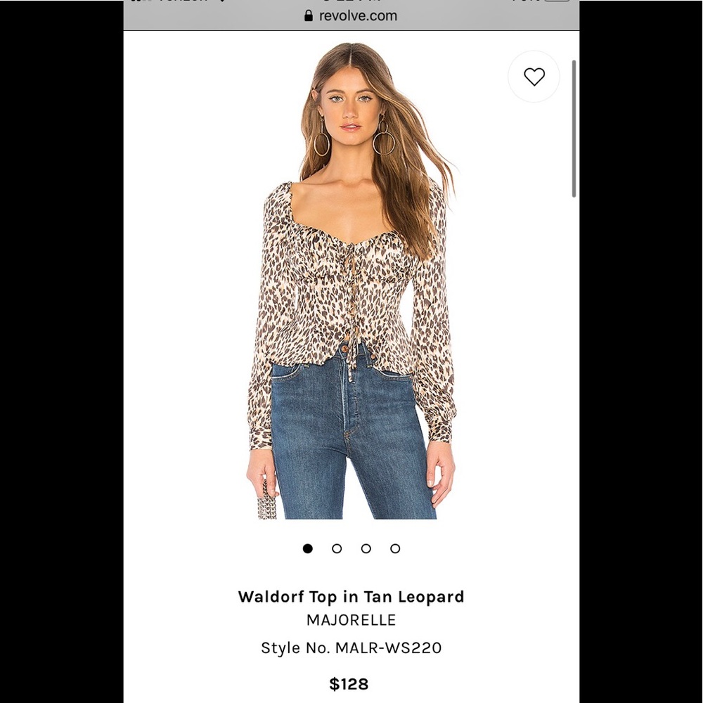 Majorelle Waldorf Blouse leopard